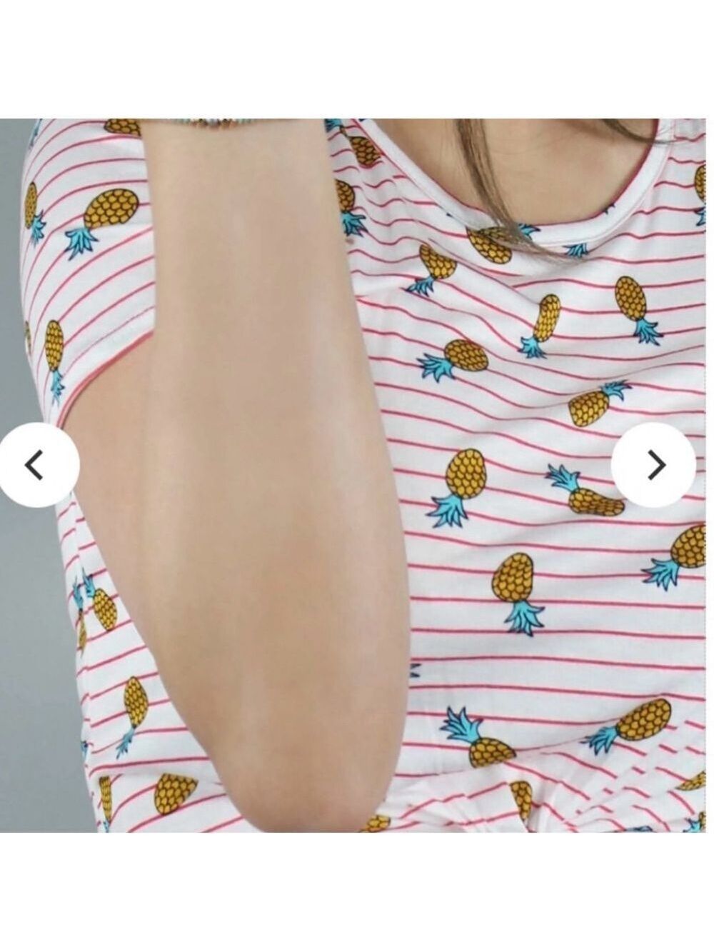 Pineapple of My Eye Crop Top T-Shirt - Picture 2 of 9
